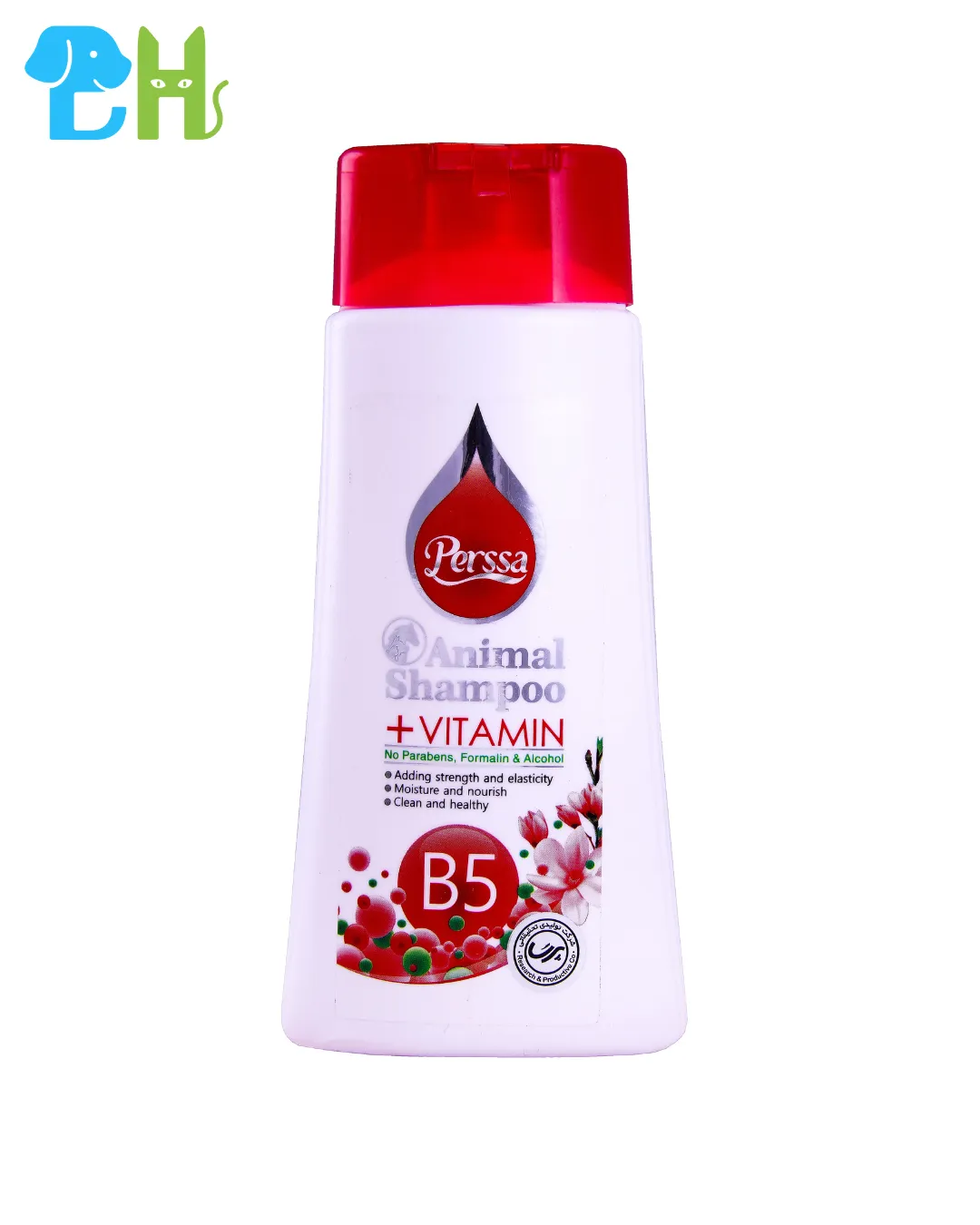 شامپو ویتامینه حیوانات پرسا مدل VITAMIN B5 حجم 250 میلی‌لیتر