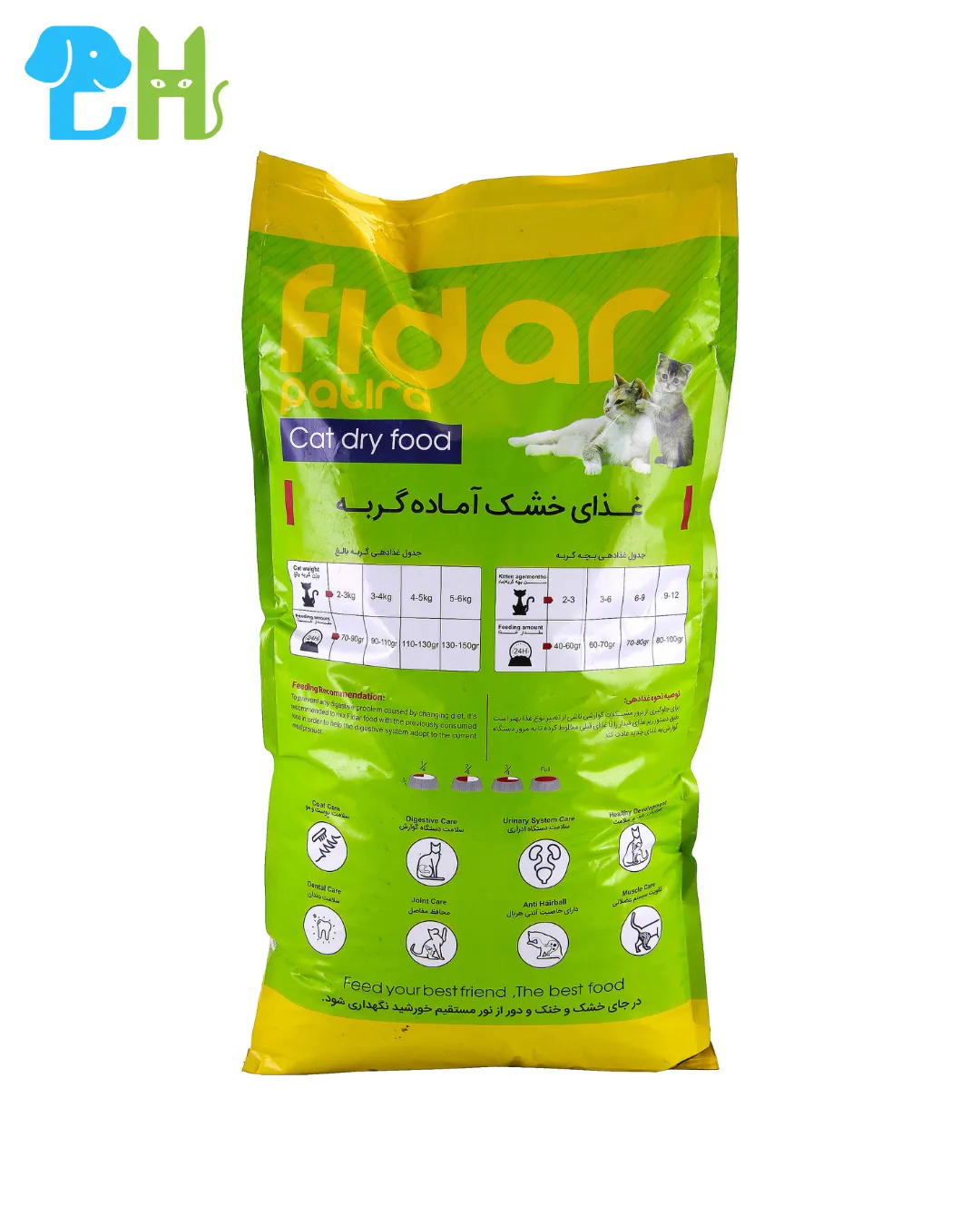 غذای خشک بچه گربه فیدار وزن 10 کیلوگرم